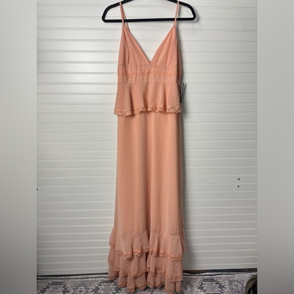 Lulus Endless Beauty Blush Pink Tiered Ruffle Maxi Dress - Picture 10 of 10